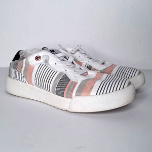 ROXY Women's Cannon Striped Flats Size 8
